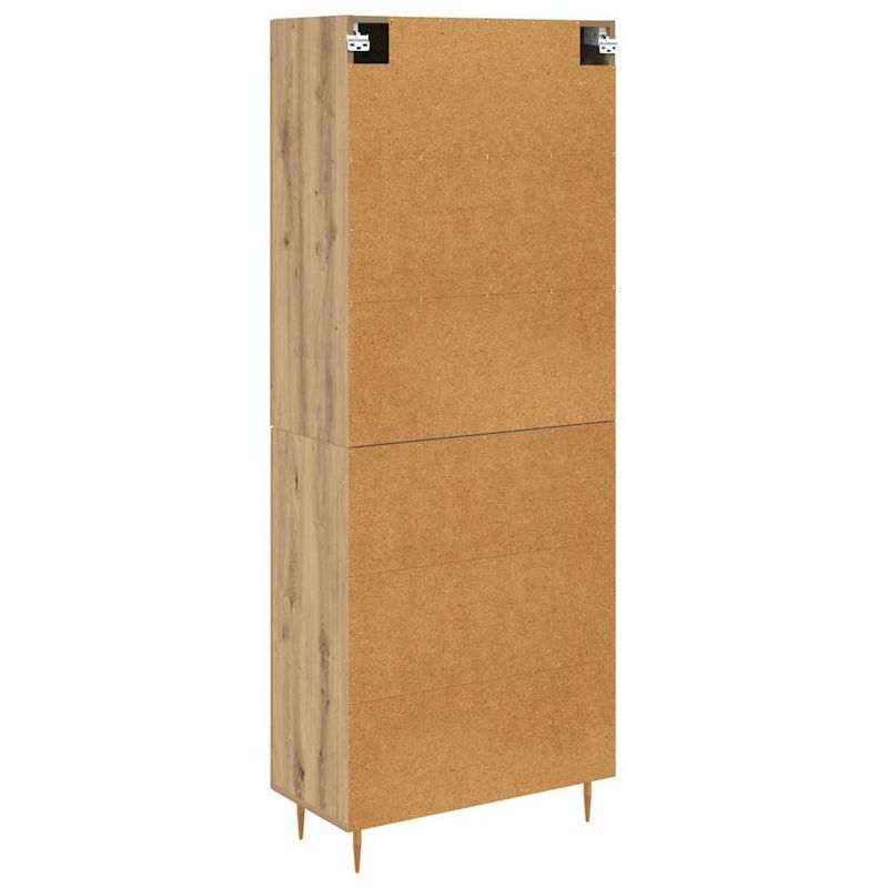 Casa si Gradina - Mobilier - Comode si corpuri - Corpuri bucatarie - Bufet Stejar Artizanal 69,5 x 34 x 180 cm Lemn compozit - Infinity.ro