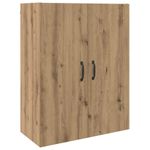 Casa si Gradina - Mobilier - Comode si corpuri - Corpuri bucatarie - Bufet Pe perete Stejar Artizanal 69,5 x 34 x 180 cm Lemn compozit - Infinity.ro