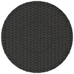 Casa si Gradina - Gradina si terasa - Mobilier exterior - Seturi mobila gradina - Set bistro cu perne, 3 piese, negru, poliratan - Infinity.ro