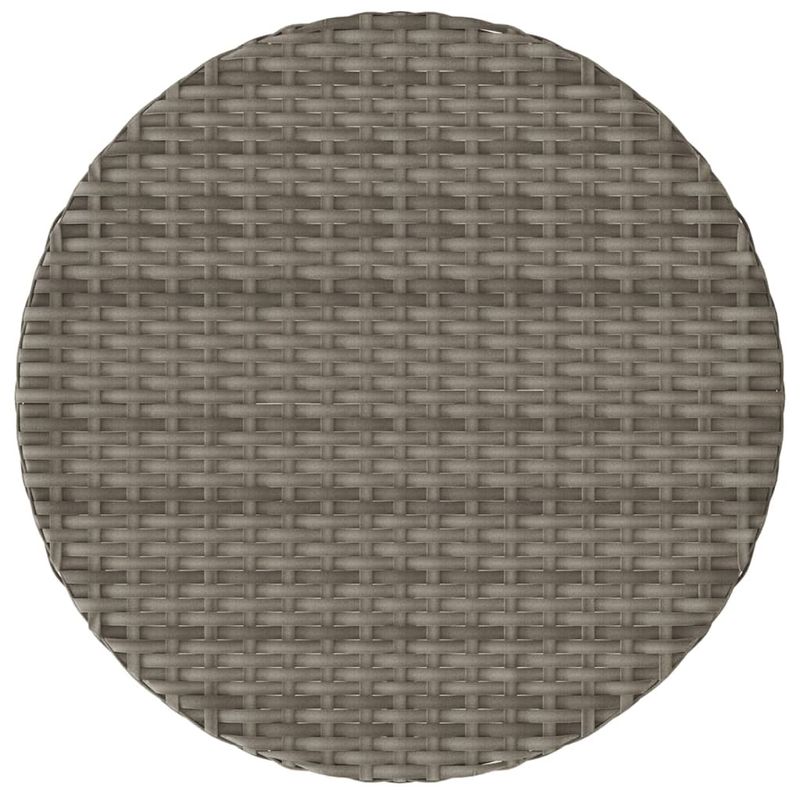 Casa si Gradina - Gradina si terasa - Mobilier exterior - Seturi mobila gradina - Set bistro de gradina cu perne, 3 piese, gri, poliratan - Infinity.ro