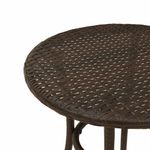 Casa si Gradina - Gradina si terasa - Mobilier exterior - Seturi mobila gradina - Set bistro cu perne, 3 piese, maro, poliratan - Infinity.ro