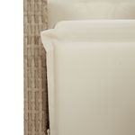 Casa si Gradina - Gradina si terasa - Mobilier exterior - Seturi mobila gradina - Set bistro cu perne, 3 piese, bej, poliratan - Infinity.ro