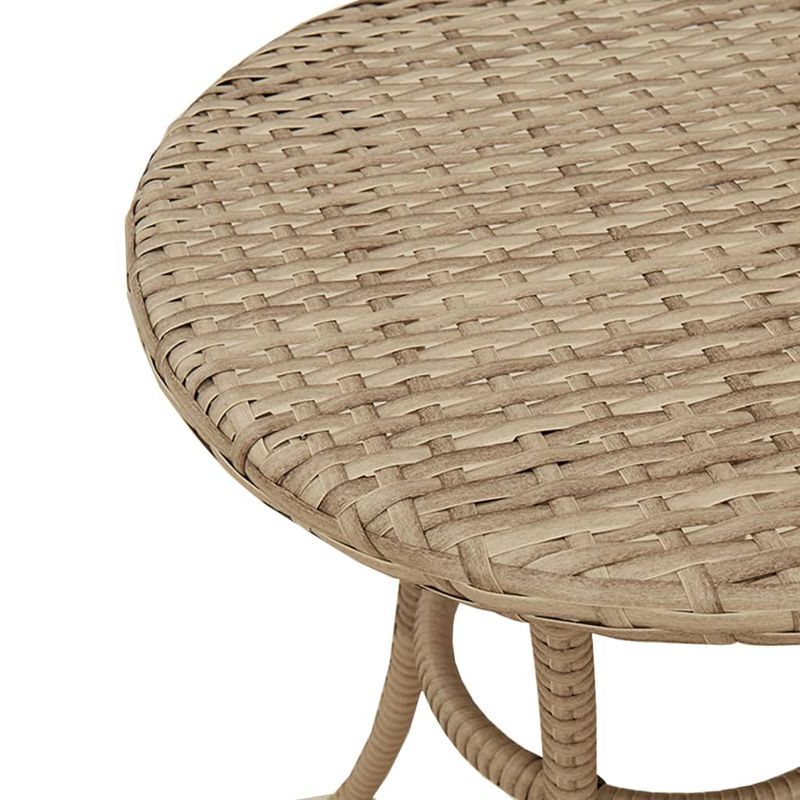 Casa si Gradina - Gradina si terasa - Mobilier exterior - Seturi mobila gradina - Set bistro cu perne, 3 piese, bej, poliratan - Infinity.ro
