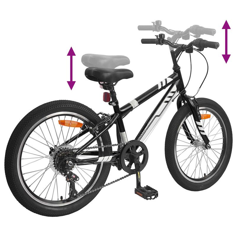 Sport si Outdoor - Ciclism - Biciclete pentru adulti - De oras - Bicicleta Montana 20 Inci 6-Speed pentru 5-8 ani Negru - Infinity.ro