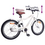 Sport si Outdoor - Ciclism - Biciclete pentru adulti - De oras - Bicicleta pentru Copii 20 Inci pentru 6-11 ani alb - Infinity.ro