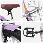 Sport si Outdoor - Ciclism - Biciclete pentru adulti - De oras - Bicicleta pentru Copii 20 Inci pentru 6-11 ani Violet - Infinity.ro