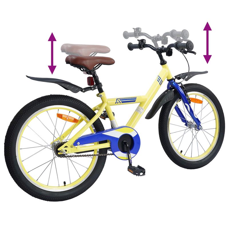 Sport si Outdoor - Ciclism - Biciclete pentru copii - Bicicleta pentru Copii 20 Inci pentru 6-11 ani Galben - Infinity.ro