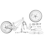 Sport si Outdoor - Ciclism - Biciclete pentru copii - Bicicleta pentru Copii 20 Inci pentru 6-11 ani Galben - Infinity.ro