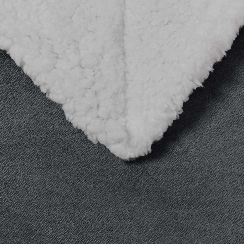 Casa si Gradina - Textile si covoare - Lenjerii de pat - Cearceafuri de pat - Patura Gri inchis 220 x 240 cm Molton - Infinity.ro