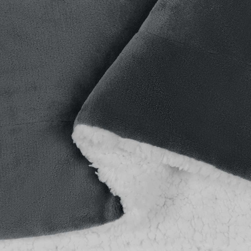 Casa si Gradina - Textile si covoare - Lenjerii de pat - Cearceafuri de pat - Patura Gri inchis 220 x 240 cm Molton - Infinity.ro