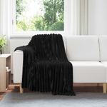 Casa si Gradina - Textile si covoare - Pături și cuverturi - Pături - Patura Negru 150 x 130 cm Molton - Infinity.ro