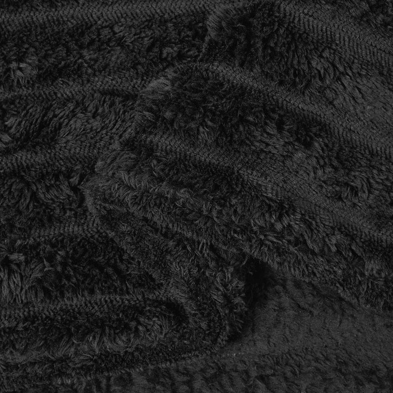 Casa si Gradina - Textile si covoare - Pături și cuverturi - Pături - Patura Negru 150 x 130 cm Molton - Infinity.ro
