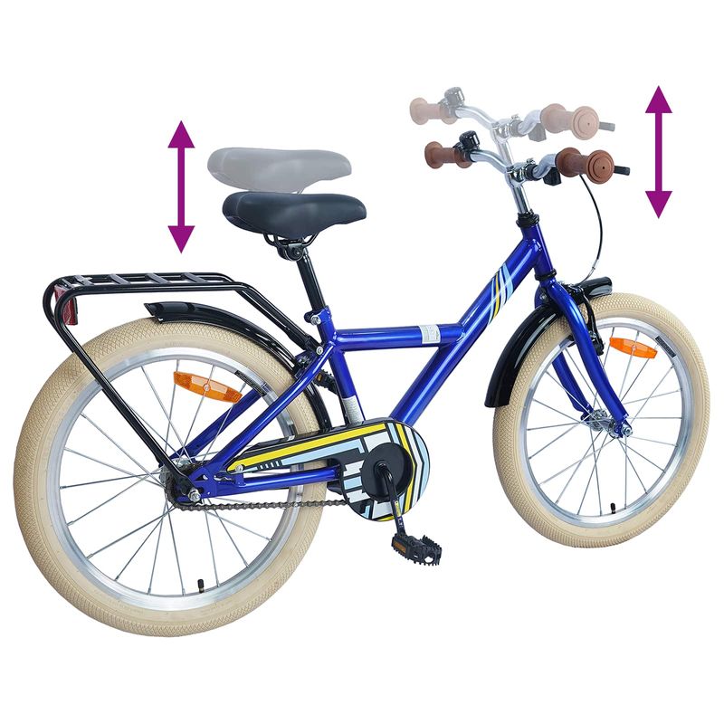 Sport si Outdoor - Ciclism - Biciclete pentru copii - Bicicleta pentru Copii 20 Inci pentru 6-11 ani Albastru inchis - Infinity.ro