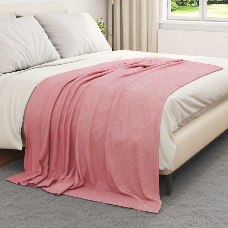 Casa si Gradina - Textile si covoare - Lenjerii de pat - Cearceafuri de pat - Paturi 24 pcs Roz 200 x 150 cm Molton - Infinity.ro