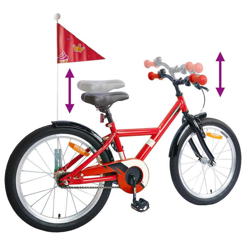 Sport si Outdoor - Ciclism - Biciclete pentru copii - Bicicleta pentru Copii 20 Inci pentru 6-11 ani Rosu - Infinity.ro