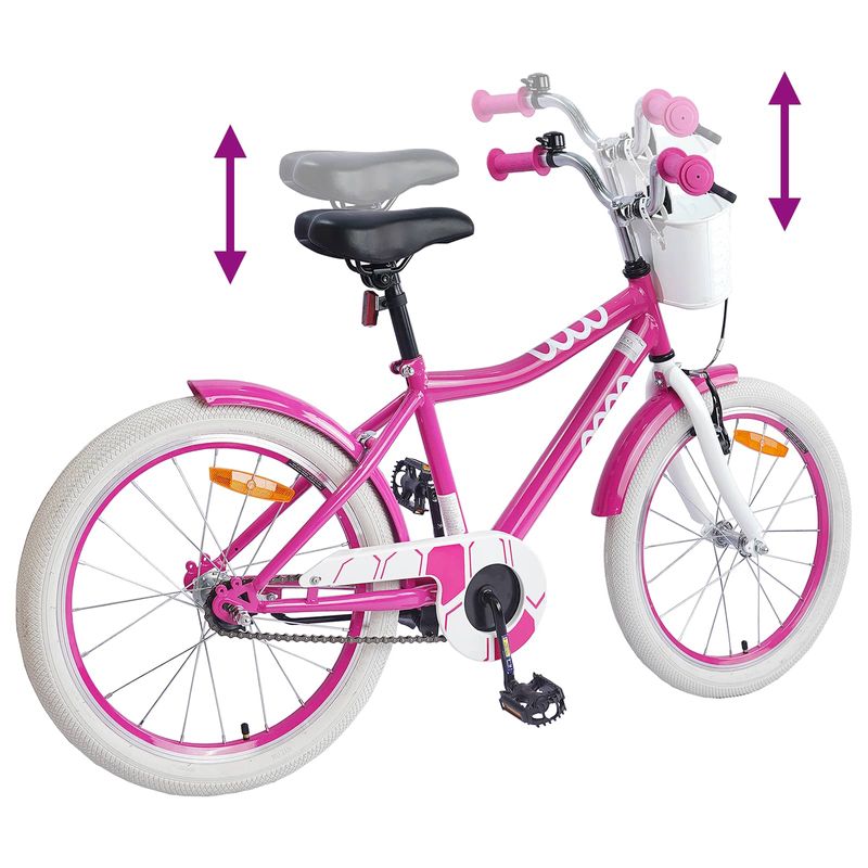 Sport si Outdoor - Ciclism - Biciclete pentru copii - Bicicleta pentru Copii 20 Inci pentru 6-11 ani Roz - Infinity.ro