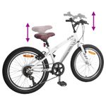 Sport si Outdoor - Ciclism - Biciclete pentru adulti - De oras - Bicicleta Montana 24 Inci 6-Speed pentru 8-12 ani Alb - Infinity.ro