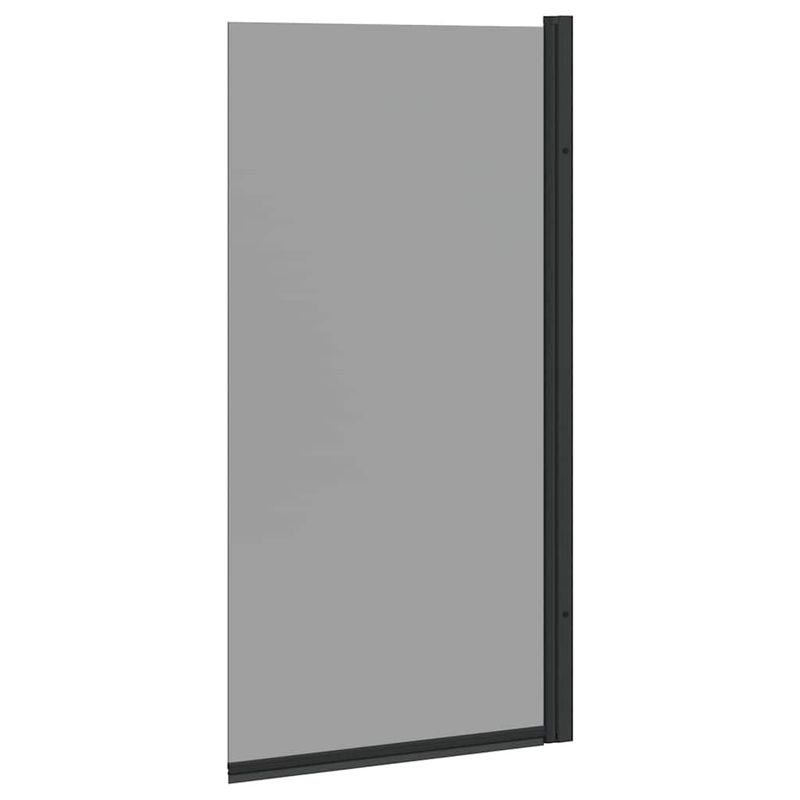 Casa si Gradina - Sanitare - Cazi si cabine de dus - Paravane si usi - Ecran de baie pentru dus Manual Negru 68 x 130 cm Sticla intarita - Infinity.ro