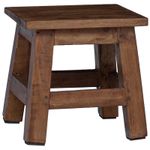 Casa si Gradina - Mobilier - Scaune si fotolii - Tabureti - Taburet natural 26 x 26 x 26 cm Lemn de mahon - Infinity.ro