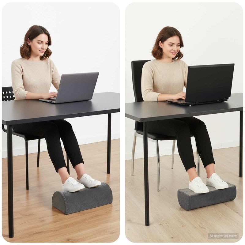 Casa si Gradina - Textile si covoare - Perne si pilote - Perne - Perne pentru suportul picioarelor Simplu Gri - Infinity.ro