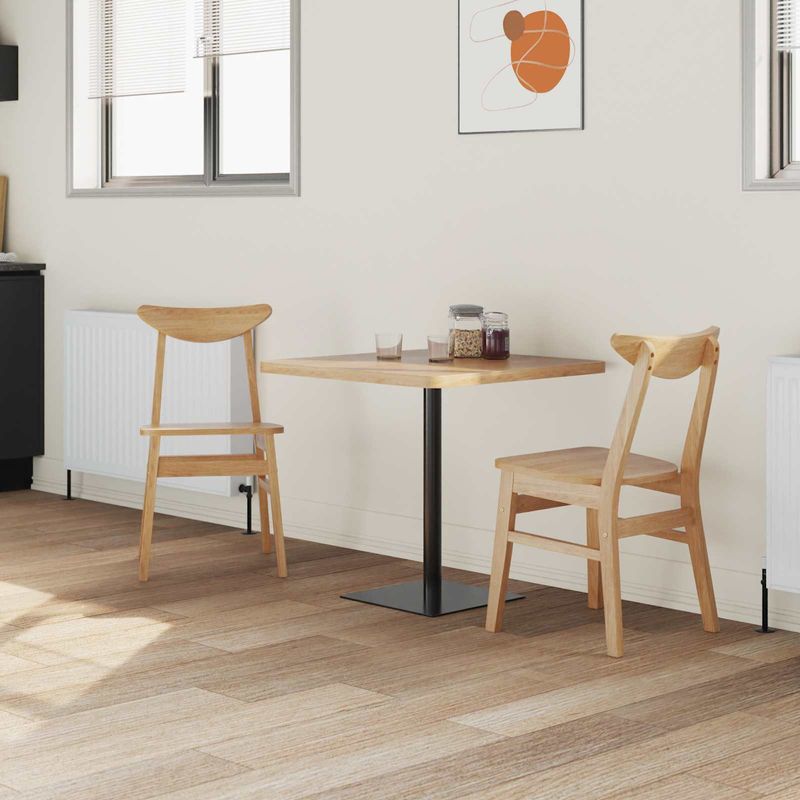 Casa si Gradina - Mobilier - Scaune si fotolii - Scaune - Scaune de dining 2 pcs natural 42 x 47.5 x 81 cm - Infinity.ro