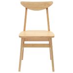Casa si Gradina - Mobilier - Scaune si fotolii - Scaune - Scaune de dining 2 pcs natural 42 x 47.5 x 81 cm - Infinity.ro