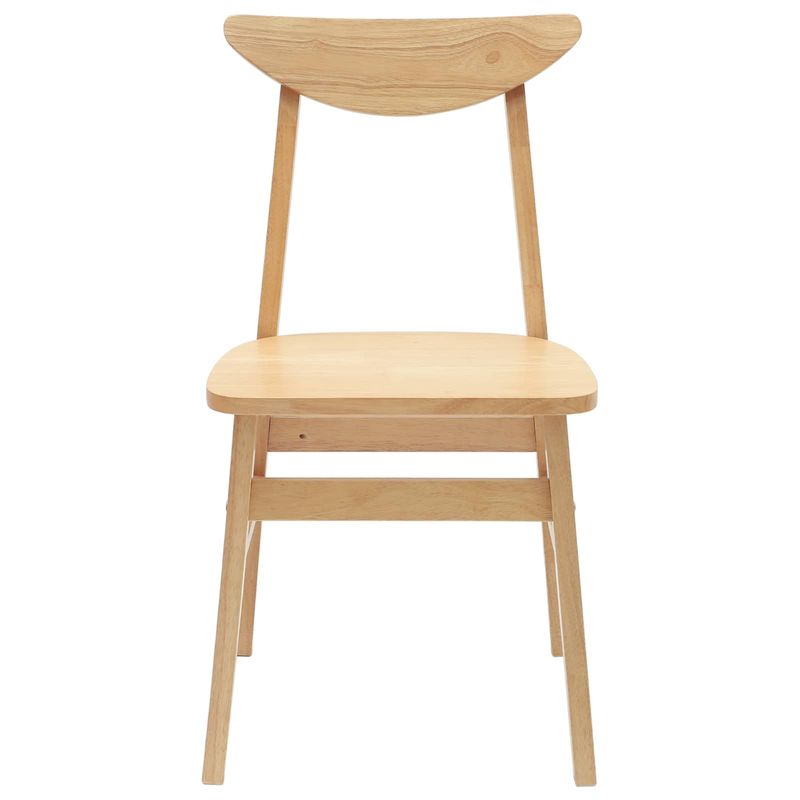 Casa si Gradina - Mobilier - Scaune si fotolii - Scaune - Scaune de dining 2 pcs natural 42 x 47.5 x 81 cm - Infinity.ro