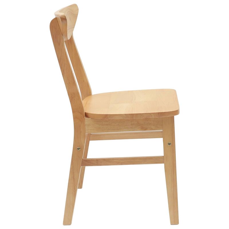 Casa si Gradina - Mobilier - Scaune si fotolii - Scaune - Scaune de dining 2 pcs natural 42 x 47.5 x 81 cm - Infinity.ro