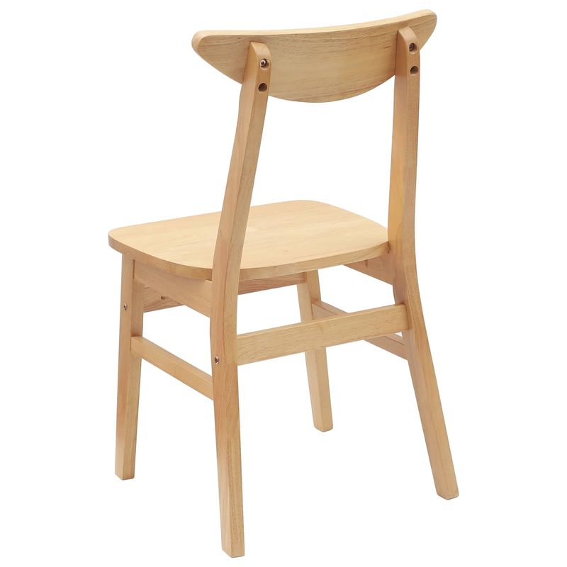 Casa si Gradina - Mobilier - Scaune si fotolii - Scaune - Scaune de dining 2 pcs natural 42 x 47.5 x 81 cm - Infinity.ro