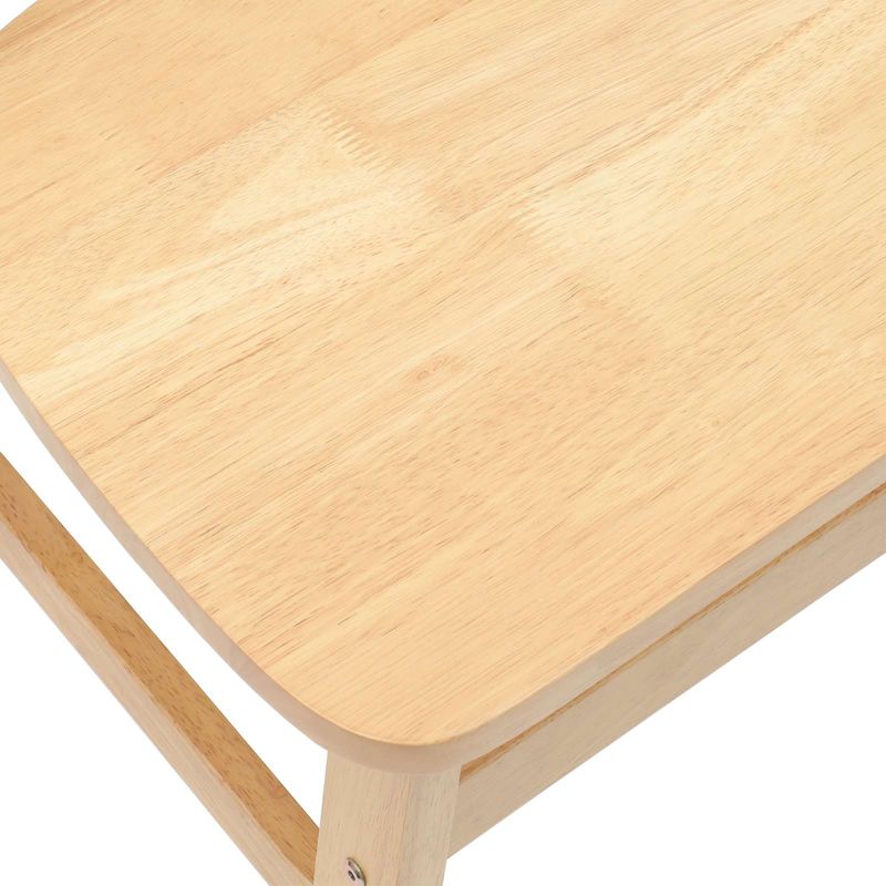 Casa si Gradina - Mobilier - Scaune si fotolii - Scaune - Scaune de dining 2 pcs natural 42 x 47.5 x 81 cm - Infinity.ro
