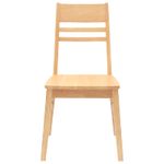 Casa si Gradina - Mobilier - Scaune si fotolii - Scaune - Scaune de dining 2 pcs natural 43 x 54 x 89 cm - Infinity.ro