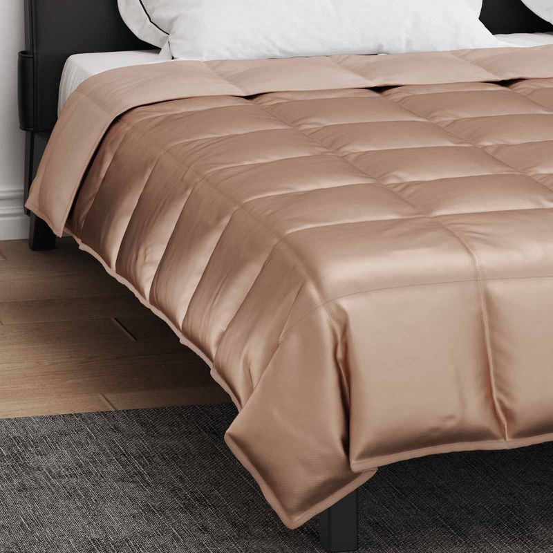 Casa si Gradina - Textile si covoare - Perne si pilote - Pilote - Duvet complet pe tot parcursul anului Auriu 200 x 200 cm - Infinity.ro