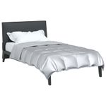 Casa si Gradina - Textile si covoare - Pături și cuverturi - Pături - Pilota de vara Argintiu 200 x 135 cm Satin si Microfibra - Infinity.ro