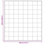Casa si Gradina - Textile si covoare - Perne si pilote - Pilote - Duvet de iarna Argintiu 220 x 200 cm Satin si Microfibra - Infinity.ro