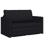 Casa si Gradina - Mobilier - Canapele si coltare - Canapele - Canapea Plianta cu Pat Negru 124 x 71 x 78 cm PVC - Infinity.ro