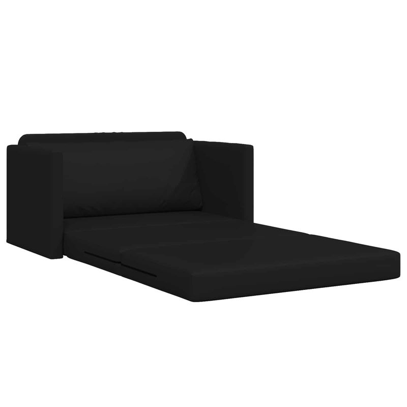Casa si Gradina - Mobilier - Canapele si coltare - Canapele - Canapea Plianta cu Pat Negru 124 x 71 x 78 cm PVC - Infinity.ro