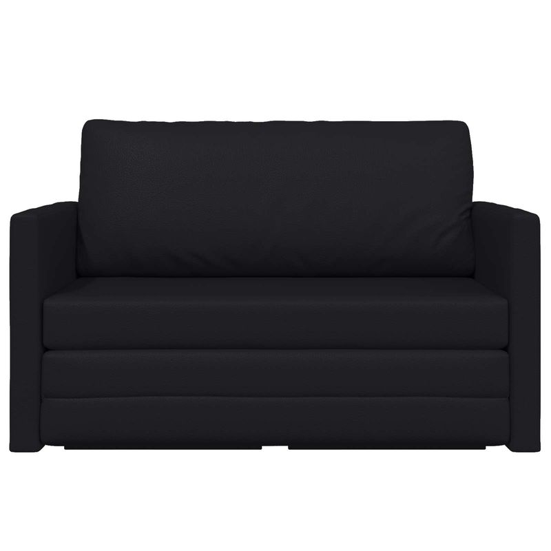 Casa si Gradina - Mobilier - Canapele si coltare - Canapele - Canapea Plianta cu Pat Negru 124 x 71 x 78 cm PVC - Infinity.ro