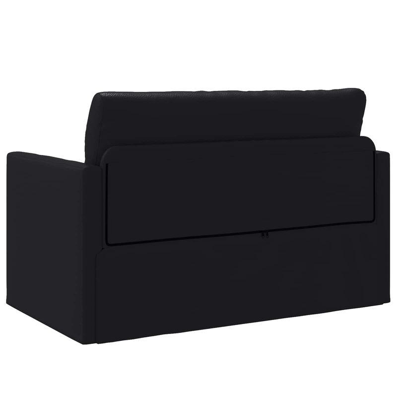 Casa si Gradina - Mobilier - Canapele si coltare - Canapele - Canapea Plianta cu Pat Negru 124 x 71 x 78 cm PVC - Infinity.ro