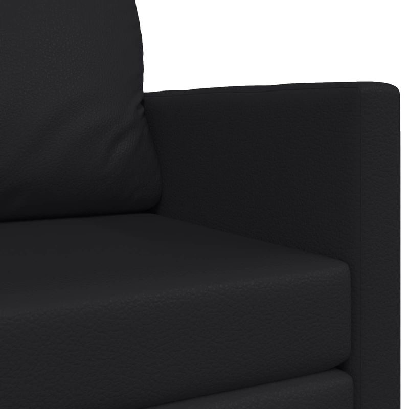 Casa si Gradina - Mobilier - Canapele si coltare - Canapele - Canapea Plianta cu Pat Negru 124 x 71 x 78 cm PVC - Infinity.ro