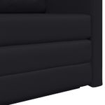 Casa si Gradina - Mobilier - Canapele si coltare - Canapele - Canapea Plianta cu Pat Negru 124 x 71 x 78 cm PVC - Infinity.ro