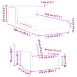 Casa si Gradina - Mobilier - Canapele si coltare - Canapele - Canapea Plianta cu Pat Negru 124 x 71 x 78 cm PVC - Infinity.ro