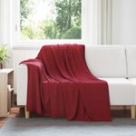 Casa si Gradina - Textile si covoare - Pături și cuverturi - Pături - Patura Rosu Bordeaux 200 x 150 cm Molton - Infinity.ro