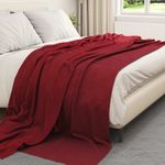 Casa si Gradina - Textile si covoare - Lenjerii de pat - Cearceafuri de pat - Paturi 24 pcs Rosu Bordeaux 270 x 240 cm Molton - Infinity.ro
