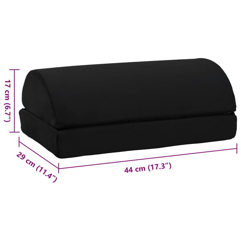 Casa si Gradina - Textile si covoare - Perne si pilote - Perne - Perne pentru suportul picioarelor Simplu Negru - Infinity.ro