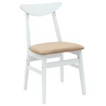 Casa si Gradina - Mobilier - Scaune si fotolii - Scaune - Scaune de dining 2 pcs Alb 42 x 47.5 x 81 cm - Infinity.ro