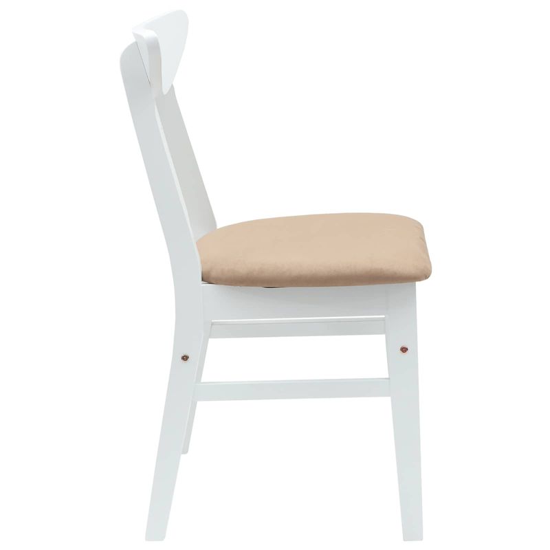 Casa si Gradina - Mobilier - Scaune si fotolii - Scaune - Scaune de dining 2 pcs Alb 42 x 47.5 x 81 cm - Infinity.ro