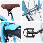 Sport si Outdoor - Ciclism - Biciclete pentru adulti - De oras - Bicicleta pentru Copii 20 Inci pentru 6-11 ani Albastru deschis - Infinity.ro