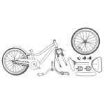 Sport si Outdoor - Ciclism - Biciclete pentru adulti - De oras - Bicicleta pentru Copii 20 Inci pentru 6-11 ani Albastru deschis - Infinity.ro