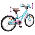 Sport si Outdoor - Ciclism - Biciclete pentru adulti - De oras - Bicicleta pentru Copii 20 Inci pentru 6-11 ani Albastru deschis - Infinity.ro