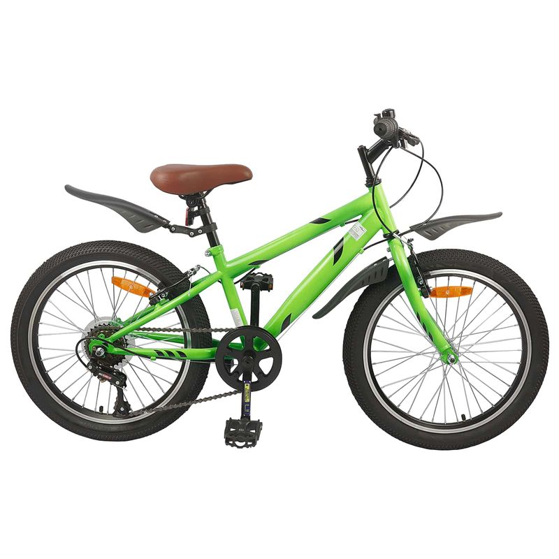Sport si Outdoor - Ciclism - Biciclete pentru copii - Bicicleta pentru Copii 20 Inci 6-Speed pentru 6-11 ani Verde - Infinity.ro